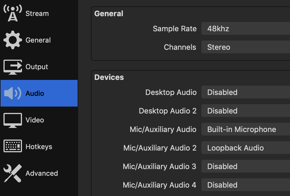 obs audio loopback